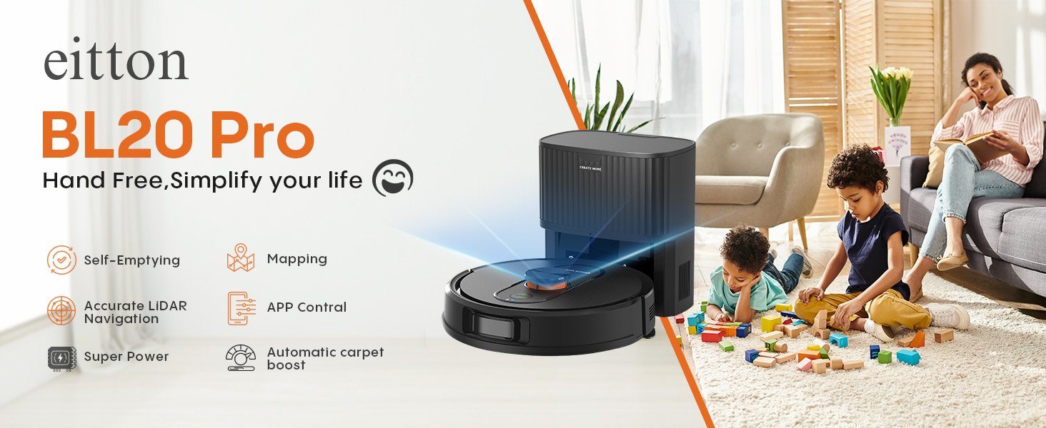 robot vacuum self emptying