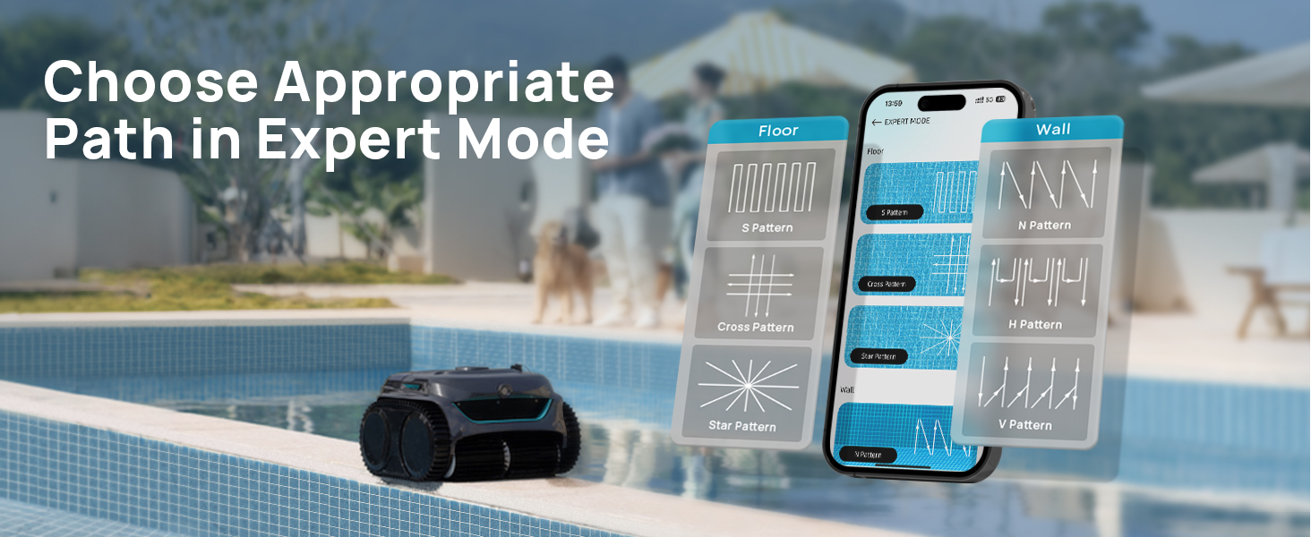 pool vacuum robot with APP
