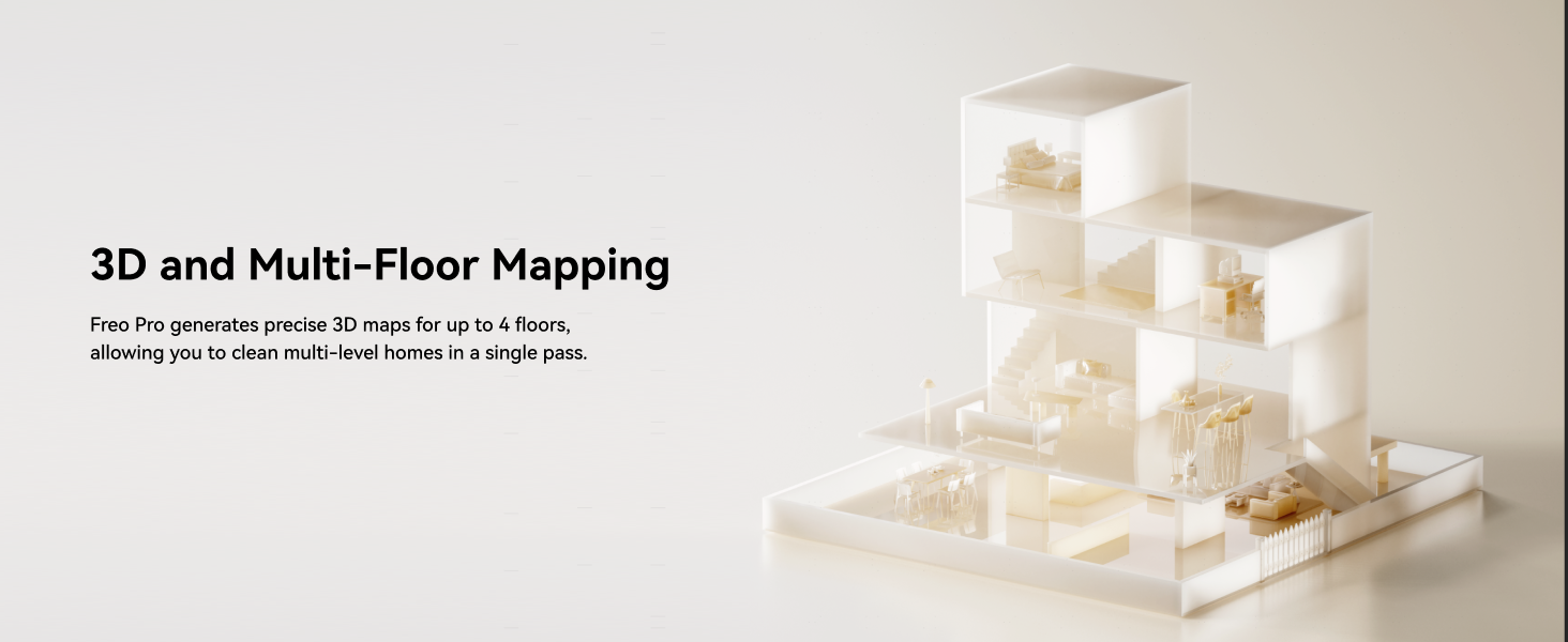 robot vacuum with mapping Freo Pro