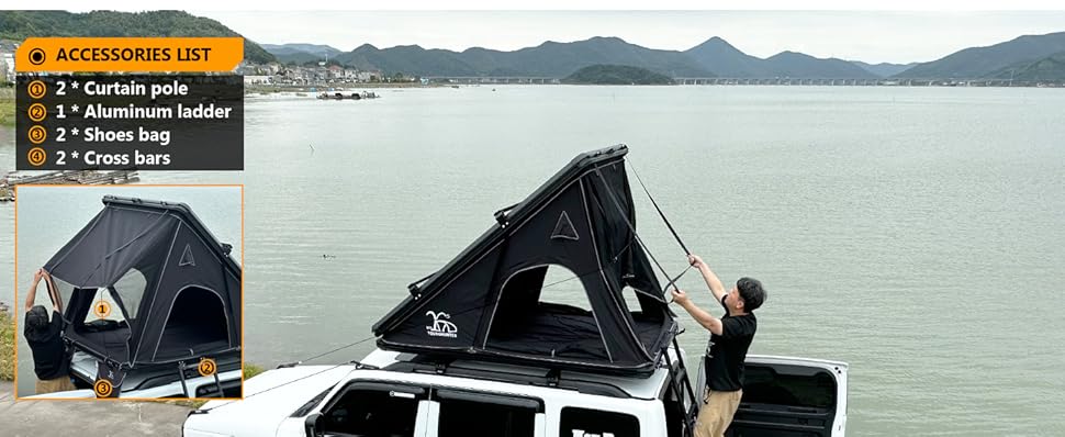 Triangle Roof top Tent