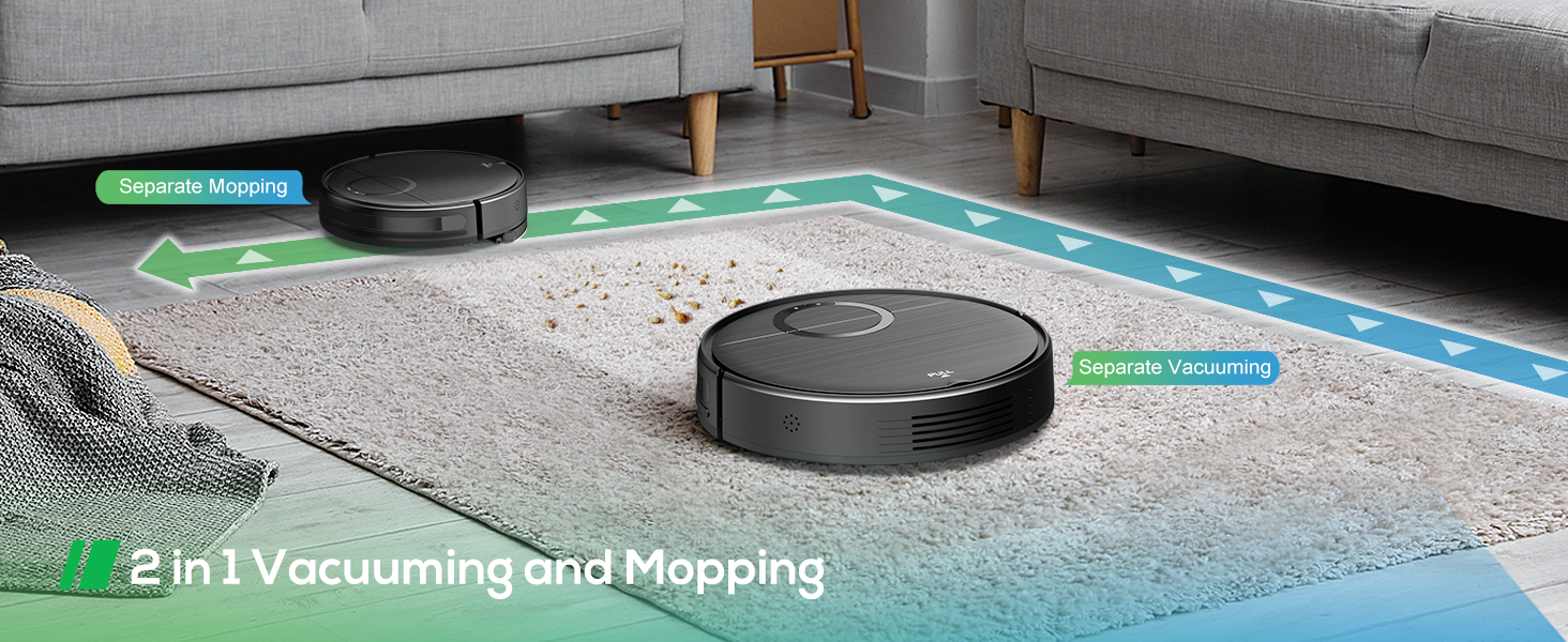 (G-B) Robot Vacuum 2 in 1- PC