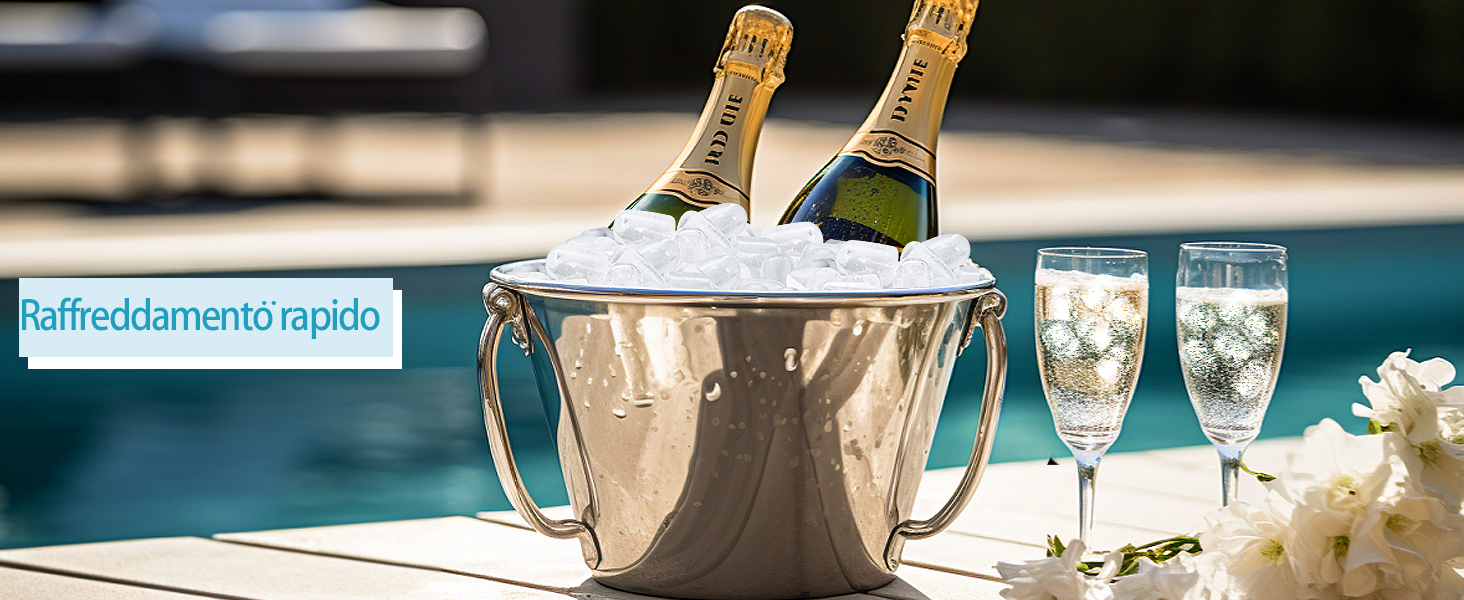 Macchina per cubetti di ghiaccio con contenitore refrigerante 