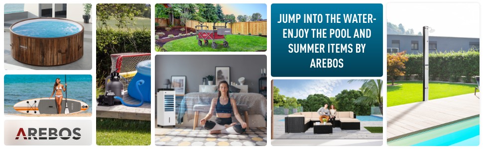 4252023110990_Mini Wärmepumpe 3.9 kW Poolheizung Luft Wasser Wärmetauscher