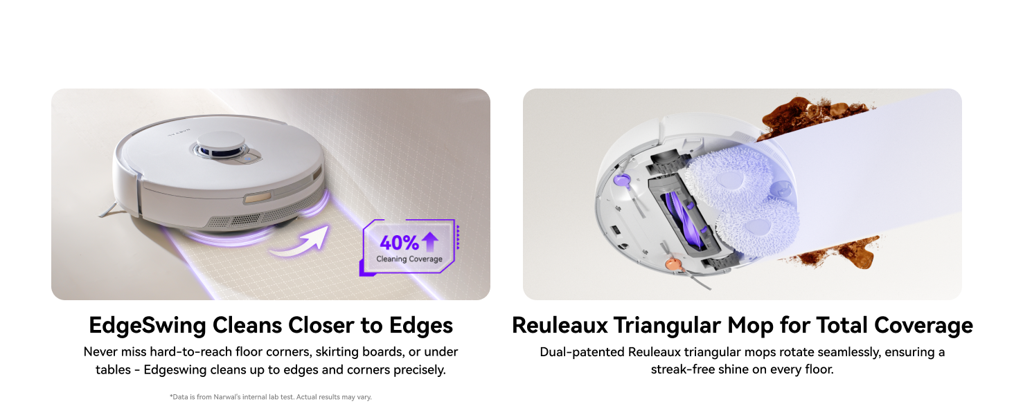 Complete Floor Coverage for Mop Robot Freo Pro