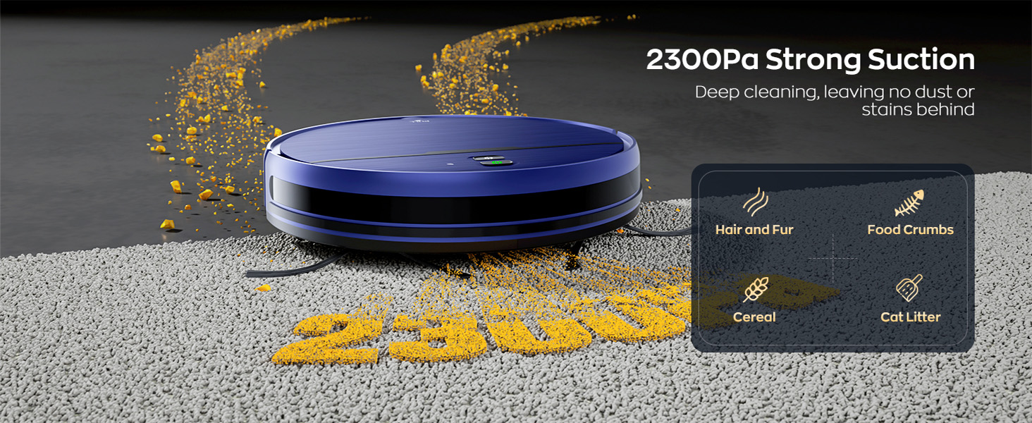 2300Pa Strong Suction