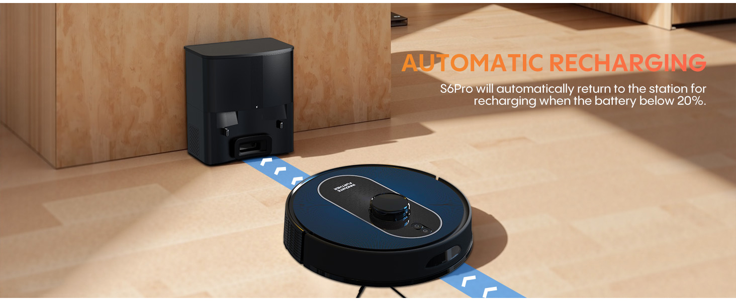 self emptying robot vacuum and mop