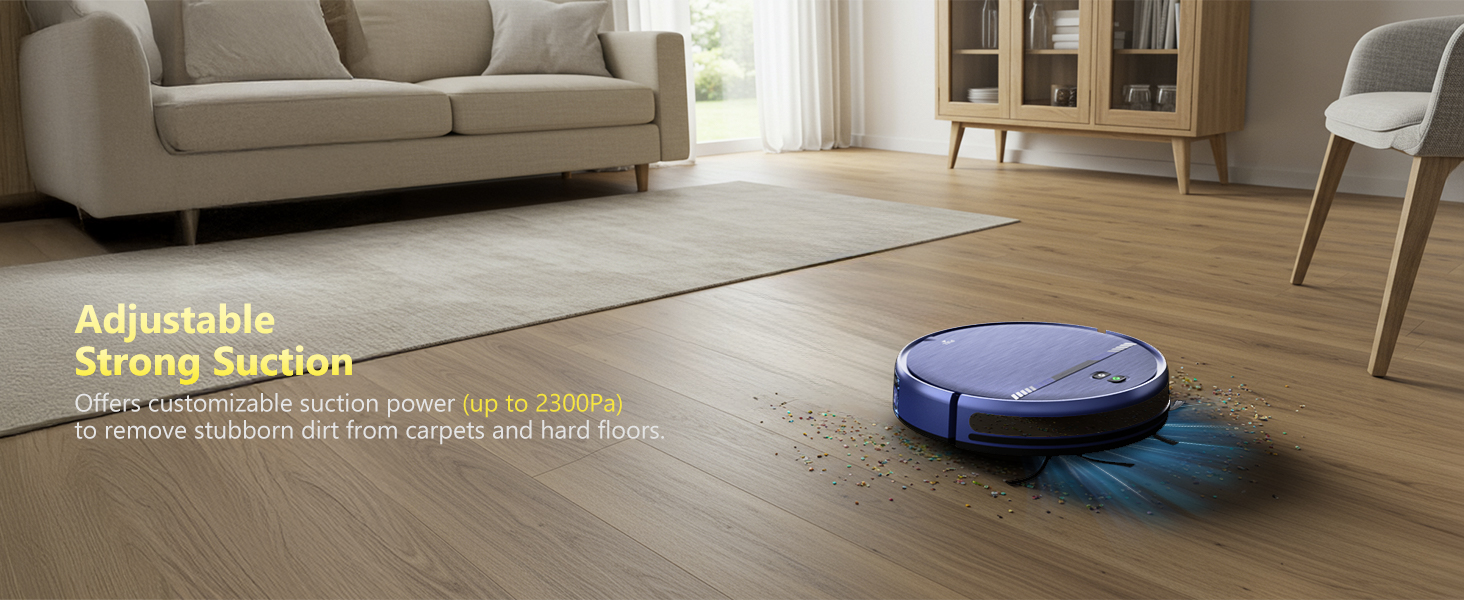 (y)robot vacuum Strong Suction-PC